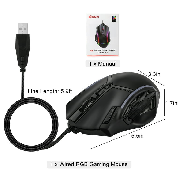 Prime Super Mesh USB-C Mouse Cable
