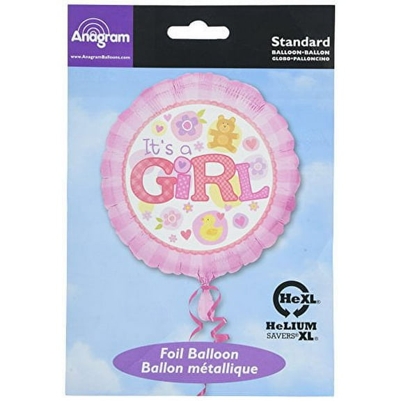 Anagram International It's A Girl, 5', Pink