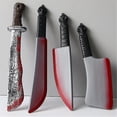 thumbnail image 3 of Cuchillo de sangre para Halloween, cuchillo afilado con sangre, Festival fantasma, juguete de plástico, cuchillo de cocina de simulación, accesorios complicados, cuchillo curvo, 3 of 4