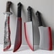 thumbnail image 3 of Cuchillo de sangre para Halloween, cuchillo afilado con sangre, Festival fantasma, juguete de plástico, cuchillo de cocina de simulación, accesorios complicados, cuchillo curvo, 3 of 4