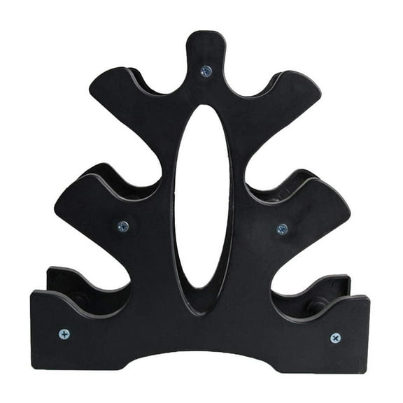 FELTECHELECTR 1Pack Dumbbell Holder Rack for Home Gym with 3 Dimensional Tripod Design and Compact Size