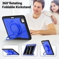 thumbnail image 7 of XYX Case for iPad Pro 11 inch (2025 M5/2024 M4) with Rotating Stand, Shoulder Strap, 2in1 Shockproof Cover, Deep Blue, 7 of 7