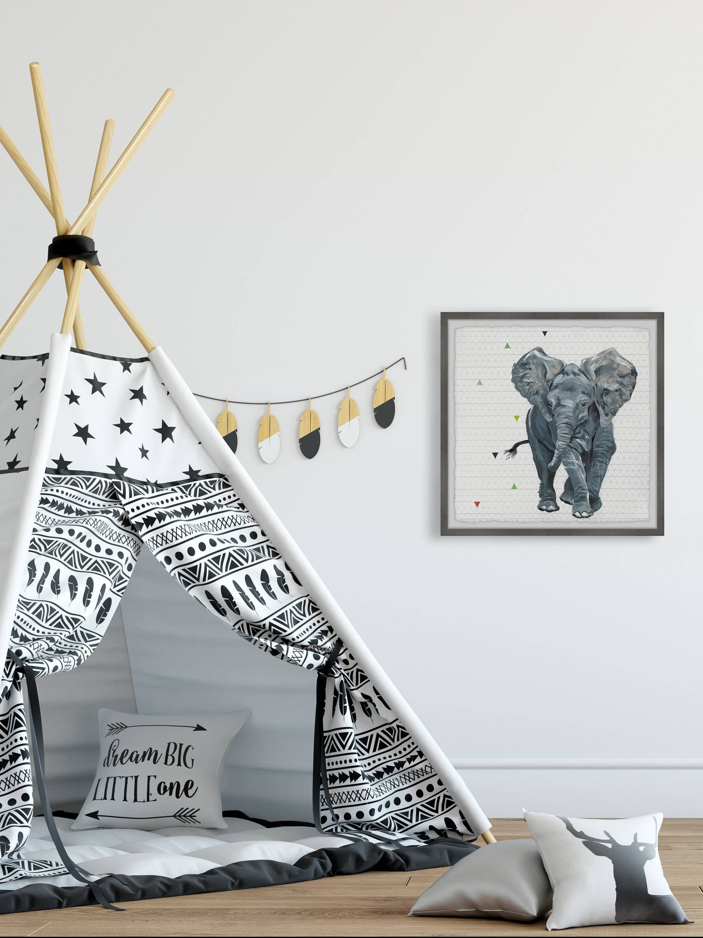Marmont Hill Animal Baby III Framed Wall Art