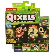 Qixels Theme Refill Pack - Glow In The Dark Zombies