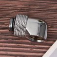 thumbnail image 3 of Miangastore 2pcs G1/4 Thread 90 Degree Brass Rotary Fitting Water Cooler Connector for Computer PC Water Cooling System Silver, 3 of 8