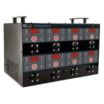 Schumacher Electric DSR Pro Heavy-Duty 8-Bank Automatic 12A Car Battery Charger and Maintainer, For 6V/12V Automotive and Marine Batteries, DSR127