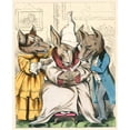 thumbnail image 2 of Charles Henry Bennett 20x24 Black Ornate Framed Double Matted Museum Art Print Titled: The Wolves and the Sick Ass (1857), 2 of 5
