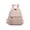 Light pink, variant on Fashion Pu Leather School Backpack Luxury Travel School Bag for Student Bookbag