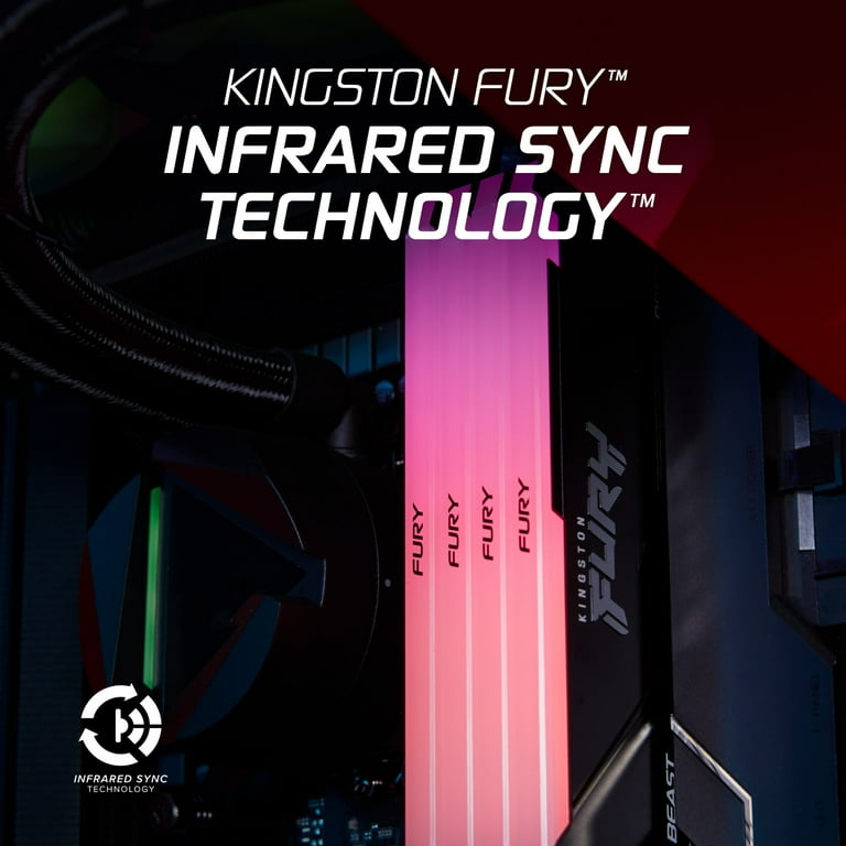 Kingston FURY Beast RGB 32GB (2x16GB) 3200MT/s CL16 DDR4 Desktop