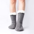 thumbnail image 2 of Calcetines de felpa para mujer, gruesos, cálidos, antideslizantes, transpirables, suaves, calce MABOTO Calcetines, 2 of 7