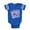Royal Blue, variant on CafePress - Bingo 24/7 - Cute Infant Baby Football Bodysuit
