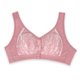 thumbnail image 1 of Gibobby Brasier con Cierre Frontal Push Up Ropa interior de mujer Hebilla frontal Ropa interior bordada Sujetador dee algodón recogido sin sujetador de anillo de(Rosa,42), 1 of 5