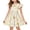 Beige, variant on yuCgh Flutter Sleeve Princess Easter Dress for Girls, A-Line Summer T-Shirt Dress, Soft & Playful Casual Easter Dress for Kids,Beige 110