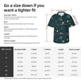 thumbnail image 6 of Lsque Christmas Snowflake pattern Hawaiian Shirt for Men, Unisex Summer Beach Casual Short Sleeve Button Down Shirts-Medium, 6 of 9