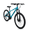 Blue, variant on Cybic 26 Inch Mountain Bike, Iron Frame 21 Speed Bicycle with Disc Brakes, Durable All Terrain Bike for Men & Women, Black