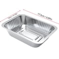 thumbnail image 2 of 20 Pack Drip Tray Liners for OG850/OG951 Outdoor Wood Smoker Grill and Smoker, Compatible with OG800 and OG900 Series, Disposable Tray Liners, 2 of 2