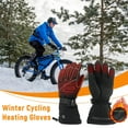 thumbnail image 5 of Rechargeable Heated Gloves with 3 Heat Settings, Waterproof Cold Weather Gloves with Touchscreen & Reflective Strips, Anti-Slip Palm for Men & Women, for Work, Motorcycle, Skiing, 5 of 7