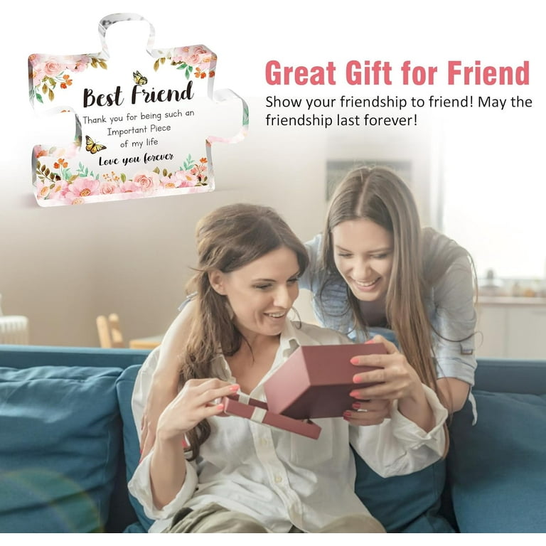 Puzzle In Acrilico Per Migliore Amica – Regalo Con Scritta "Best Friend", Decorazione Per Casa, Scrivania, Natale - 2
