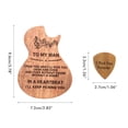 thumbnail image 2 of 5Pcs Guitar Pick Box Kit Wood Letters Engraved Plectrum Container With 3Pcs Guitar Picks Mother's Day Father's Day Valentine's Day Birthday Gift, 2 of 8