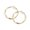 golden, variant on Mobius Twisted Large Hoop Earrings for Women, 14K Gold Plated 925 Sterling Silver 5cm Big Circle Earrings