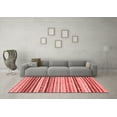 thumbnail image 3 of Ahgly Company Indoor Rectangle Abstract Red Modern Area Rugs, 2' x 3', 3 of 4