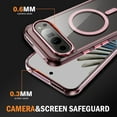 thumbnail image 5 of Decase Magnetic Case for Google Pixel 9 Pro XL,Compatible with Mag-safe,Military-Grade Protection,Stylish Non-Yellowing Shockproof Case for Google Pixel 9 Pro XL with Screen Protector,Pink, 5 of 8