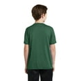 thumbnail image 2 of Sport-Tek Tee (YST360) Forest Green Heather, XS, 2 of 6