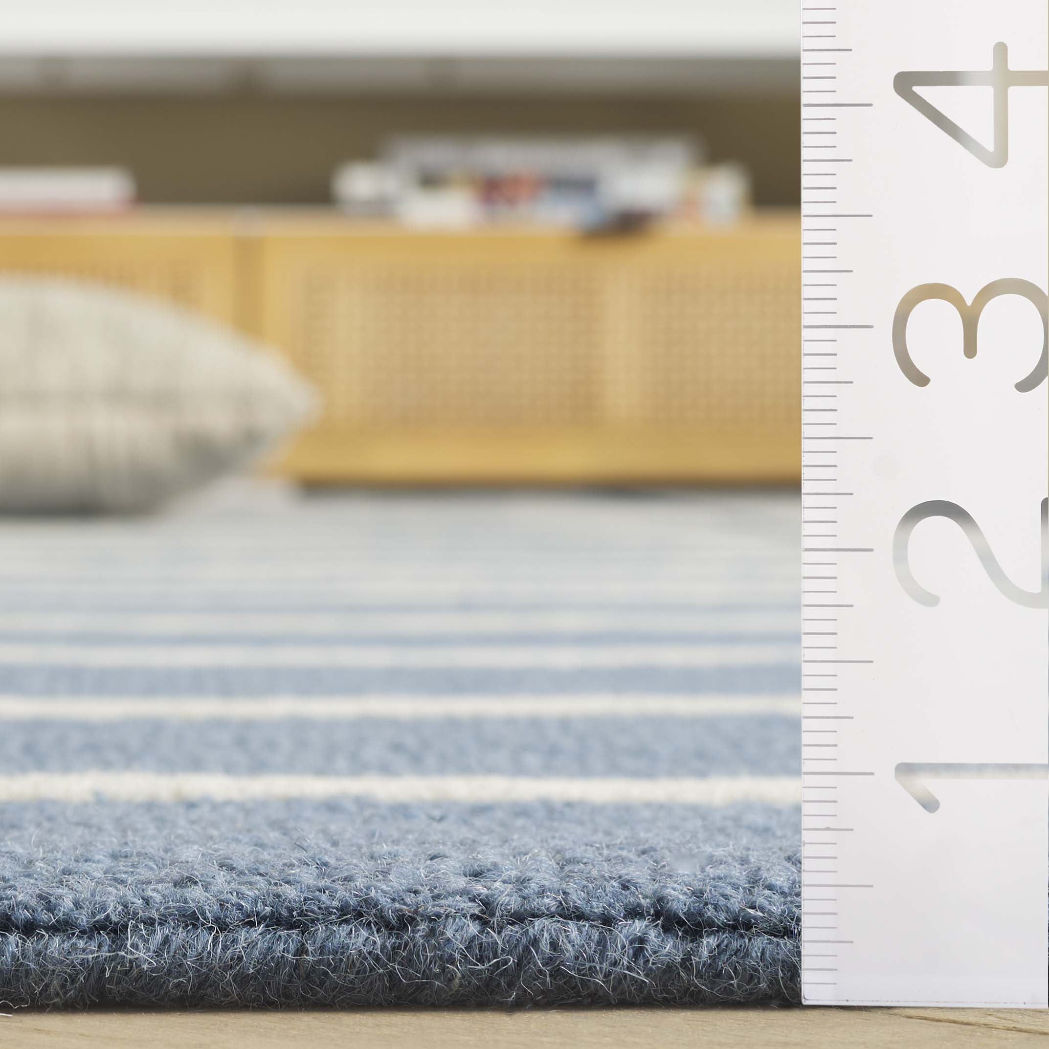 Safavieh Genre Tara Geometric Striped Area Rug, Blue/Ivory, 8' x 10'
