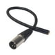 thumbnail image 2 of Cable de Estéreo / 3,5 Mm a XLR F / M, Cable de Micrófono de 30 Cm / 11,8 Pulgadas UNA CUTICAT Cable de micrófono estéreo de audio y video, 2 of 8