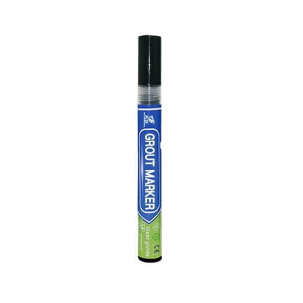 Bewildely Rotulador de reparación de azulejos, lechada, azulejos impermeables inodoros, agentes de relleno de suelo, rotuladores de pintura para Juegos de accesorios de baño Negro