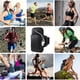 thumbnail image 5 of Funda de brazo de gran capacidad de fibra Hukapapa para hombres y mujeres, bolso para teléfono móvil, bolso para la muñeca, bolso para el brazo para fitness, color negro, 5 of 5