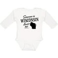 thumbnail image 3 of Inktastic Someone in Wisconsin Loves Me Boys or Girls Long Sleeve Baby Bodysuit, 3 of 5