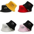 thumbnail image 4 of Sombrero de pescador unisex bordado de algodón de doble cara para mujer, ideal para playa y pesca., 4 of 5