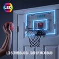 thumbnail image 6 of Realplay Mini Basketball Hoop for Kids – Indoor Over-the-Door Basketball Hoop with LED Scoreboard, Mini Basketball & Net, 6 of 11