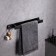 thumbnail image 1 of Toallero de baño de acero inoxidable sin perforaciones Toallero de baño Toallero de baño Gancho de barra simple cepillado Toallero de baño, 1 of 3
