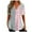 Pink B, variant on QLEICOM Women's Shirts Summer Fashion V-neck Casual Top Loose Print Basic Tees Shirts Blouses Army Green XXL, US Size:12