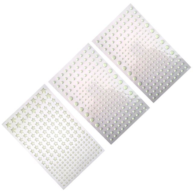 WASHWEPE Pegatinas De Pared Luminiscentes Con Adhesivo Resistente Y