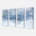 thumbnail image 2 of City Covered with Snow - Landscape Canvas Art Print, 2 of 3