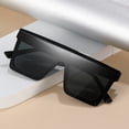 thumbnail image 2 of Gafas de sol Moda Gafas de sol de una sola pieza con montura grande Moda retro Hombres y mujeres europeos y americanos Pareja Gafas Moda, 2 of 5