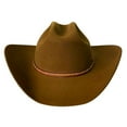thumbnail image 2 of Stetson Unisex Powder River 4X Felt Cowboy Hat Mink 7 1/8, 2 of 2