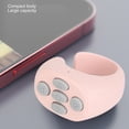 thumbnail image 4 of Fingertip Video Controller, Phone Remote Controller Ring Ergonomic  Music Control  for Selfie Black,White,Pink, 4 of 7