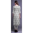 thumbnail image 4 of Bimba 3/4 Sleeve Kurta Printed Straight Kurti Summer Clothing For Women, 4 of 6
