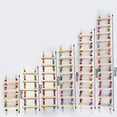 thumbnail image 5 of Zhaomeidaxi Parrot Ladder, Wooden Ladder with Colorful Beads Steps Climbing Bridge Bird Cage Play Toy for Conure Parakeet Budgie Cockatiels Lovebirds, 5 of 8