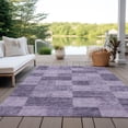 thumbnail image 6 of Addison Rugs Chantille Indoor/Outdoor Transitional Geometric Purple Washable Rectangle Rug, 2'6" x 3'10", 6 of 6