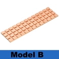 thumbnail image 1 of Copper Heat Sink for M.2 SSD 2280 PCI-E NVME NGFF M2 with Thermal Pad Computer Cooler PC Notebook Radiator Laptop Heatsink Model B 1.5mm, 1 of 6