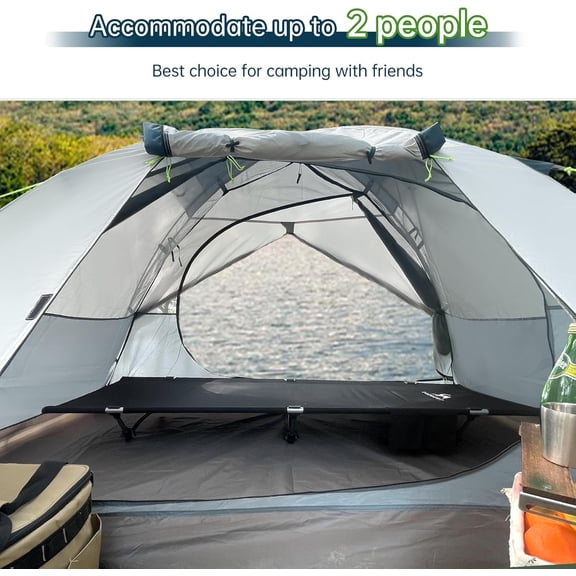 1–2 Person Backpacking Tent, Lightweight Waterproof Camping Tent with Rainfly, Easy Setup Portable Hiking Tent for Outdoor Camping