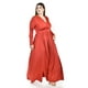 thumbnail image 2 of Maxi vestido con aberturas Roman Fashion /Tallas Extras, 206DX (Ladrillo) naranja oscuro 38, 2 of 6