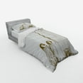 thumbnail image 3 of Ambesonne Animal Bedding Set 4 Pcs, King and Penguin, Queen, Olive Green, 3 of 3