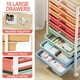 thumbnail image 2 of Rolling Cart SYKIARIOL con 10 cajones, diseño de arcoíris, con tablero, 2 of 9