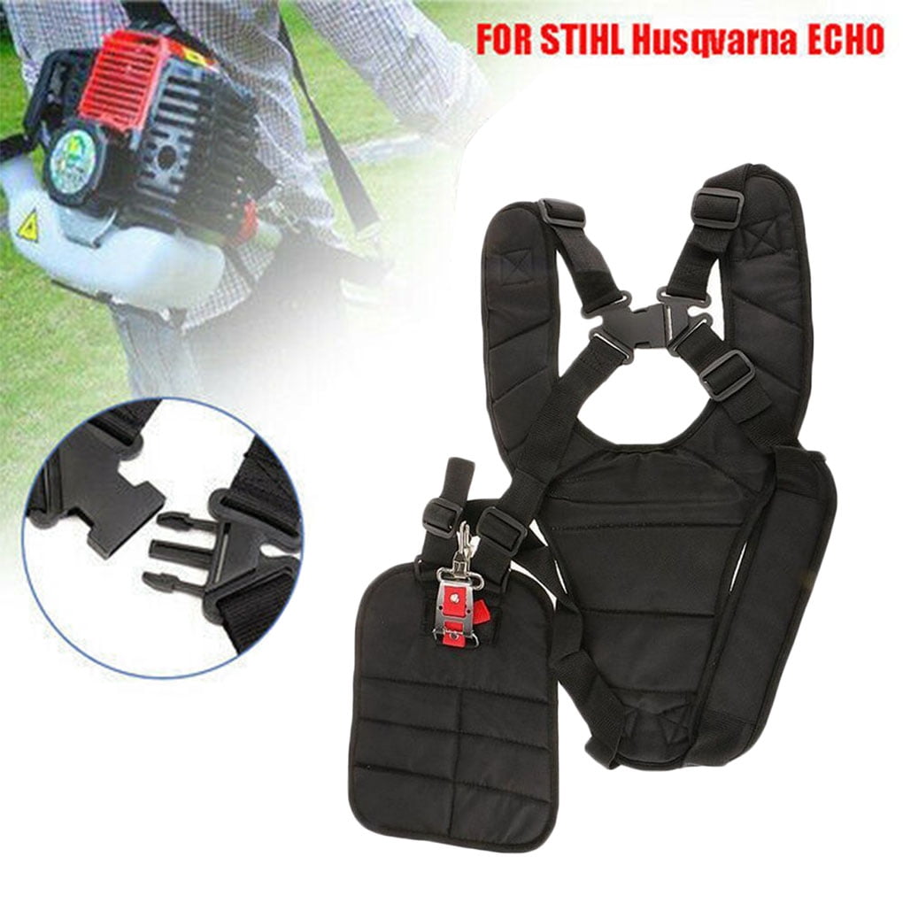 Adjustable Trimmer Harness Strap Double Shoulder Mower Nylon Belt For Stihl Echo Adjustable Trimmer Harness Strap Double Shoulder Mower Nylon Belt For Stihl Echo